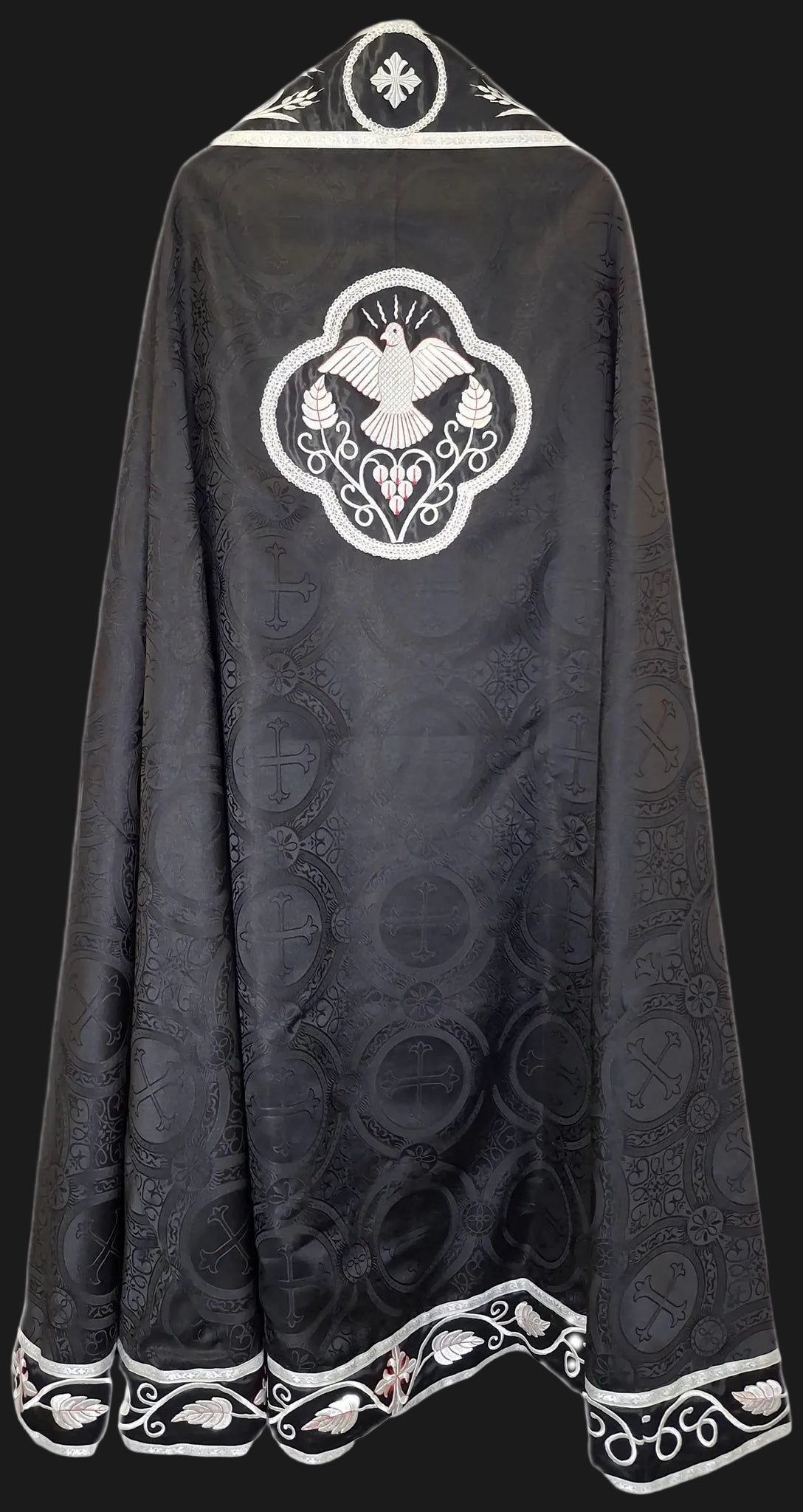 Priester-Badlad Zwart & Zilver 147cm